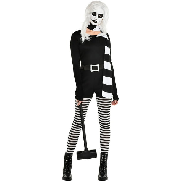 Tights Ladies Fancy Dress Womens Adults Halloween Costume Psycho Zombie Nurse 